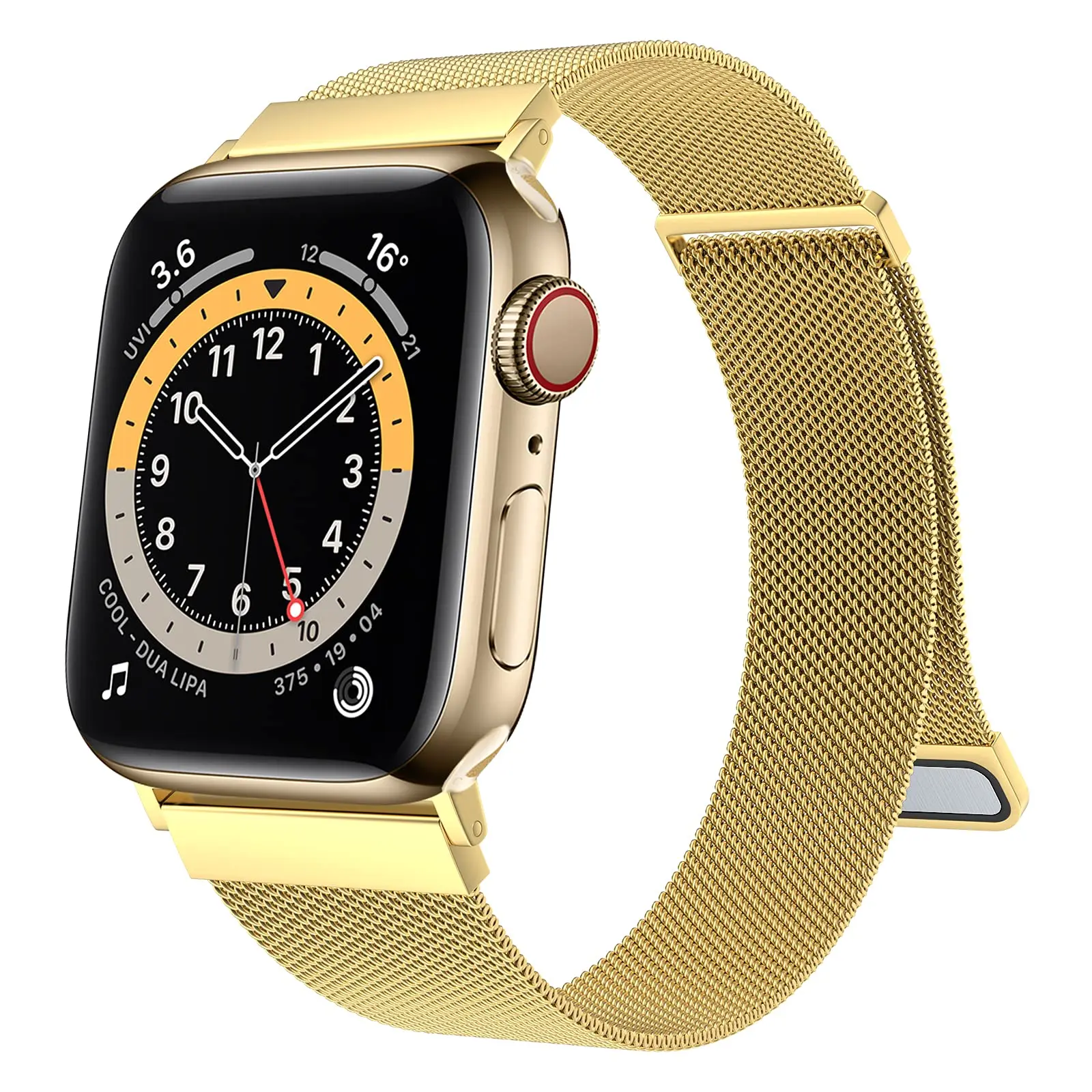 

KeepWin Adjustable Strong Magnetic Clasp Strap Soft Breathable Mesh Apple Watch Band Strap for iwatch Series 7 6 5 4 3 2 1 SE