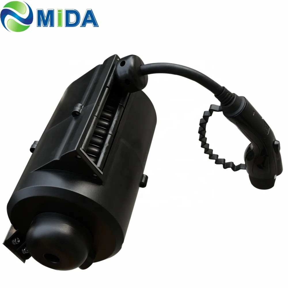 

32A type 2 ev charging plug retractable cable reel ev cord reel for wallbox