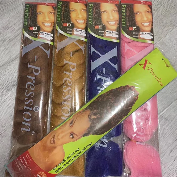 

Ultra Braid hair Extension Synthetic Jumbo Braiding Expression attachment crochet braiding hair