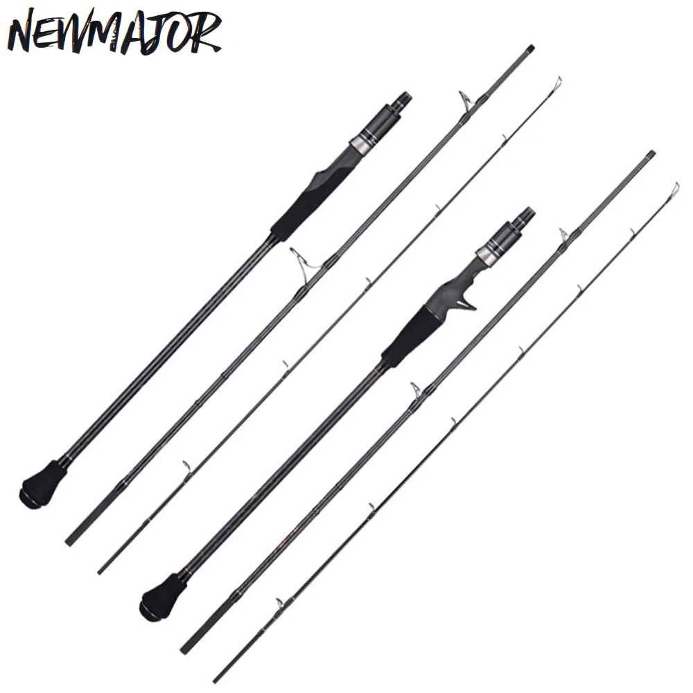 Lurekiller 1.91m M/ML 40-150G/80-250G 3-Section Black Rider Slow Jigging Rod EVA Handle Carbon Ocean Boat for Sea Saltwater