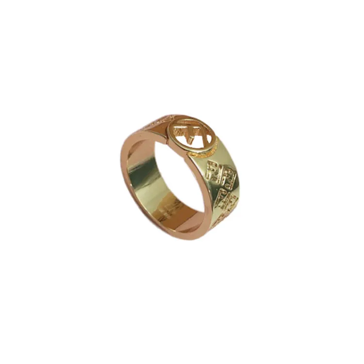 

New Collection Vintage Luxury Brand Letter F Couple Ring