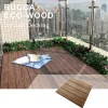 Guangdong Factory Foshan Rucca DIY WPC Deck Tiles /Wood Plastic Composite Solid Flooring tile 300x300mm