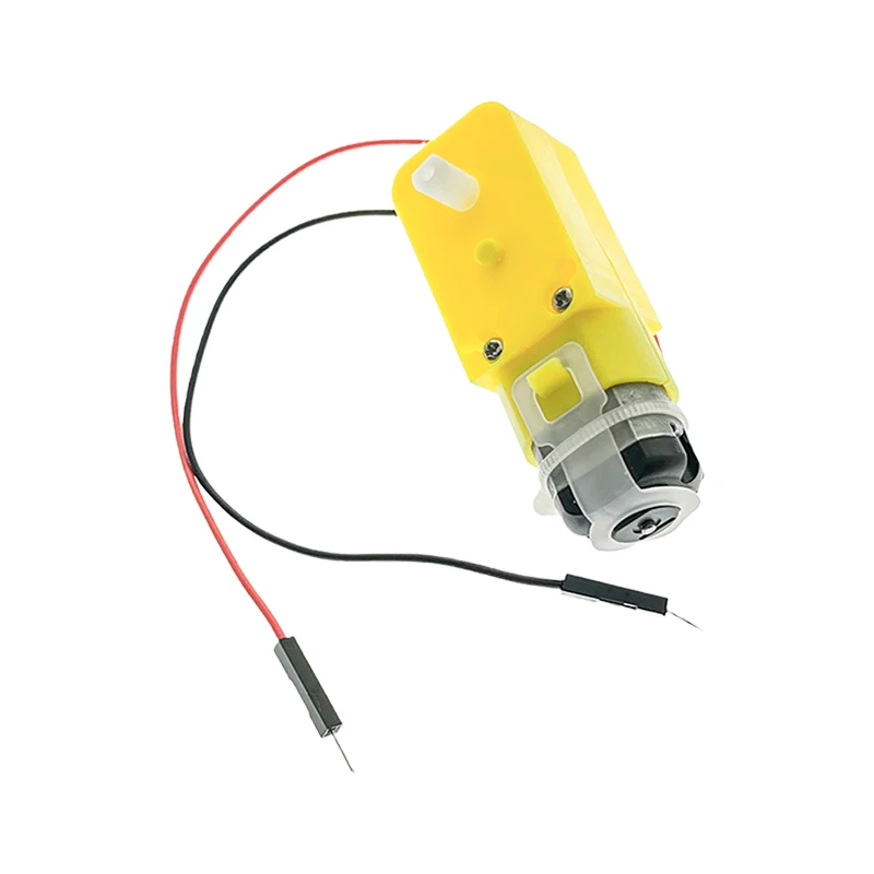 

DC gear TT motor deceleration DC motor with wires suitable for intelligent robot car chassis kit 1:48