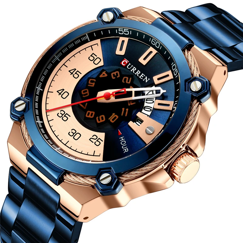 

Curren Man Watch Big Sport Male Watch Luxury Military Mens Watches Top Brand Luxury Men's Wristwatch Clock Relogio Masculino