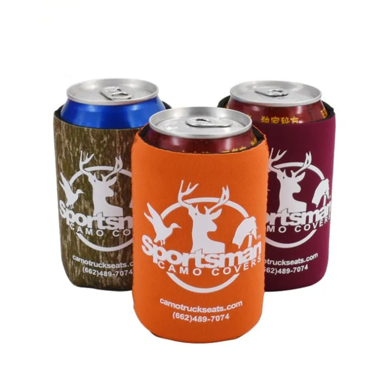 

New Fashion Non Tipping Wedding Sublimation Insulated Custom Neoprene Beer Can Cooler Stubby Cooler Stubby Holder, Black or customized as your request