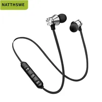 

Hot Selling Wireless Stereo Neckband Earphone Magnetic Bluetooth Headset