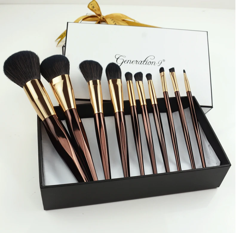 
Wholesale Professional Makeup brush Set Facial Cosmetic Brush Make Up 10pcs 