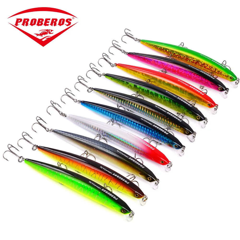 

Large Colorful Trolling Minnow Wobblers Fishing Lure 125mm 13.5g Diving Sea Fishing Artificial Bionic Jerkbait Hard Baits