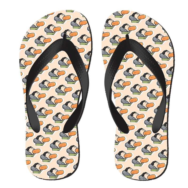 custom pvc slipper wedding flipflops women print