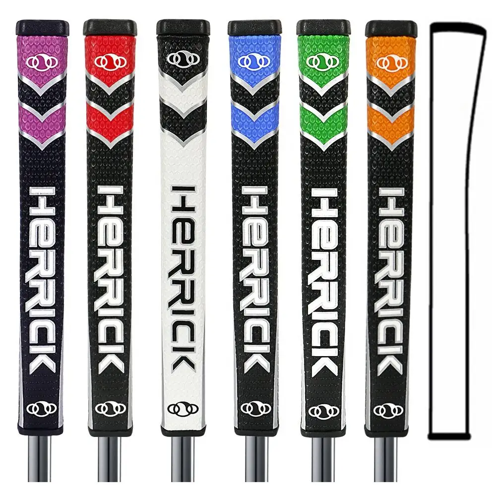 

Wholesale PU Non-slip 6 colors Light Weight 45g Golf Putter Grips Customize Logos Golf Club Grips