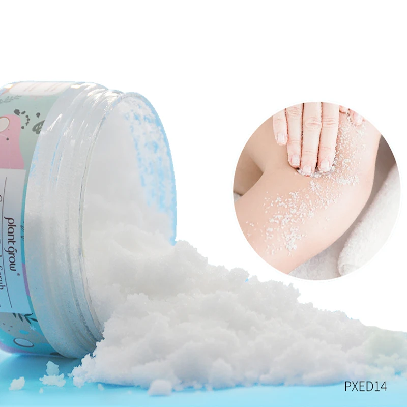 

IN STOCK Wholesale Natural Coconut Exfoliating Body Facial Care Scrub For Woman, White