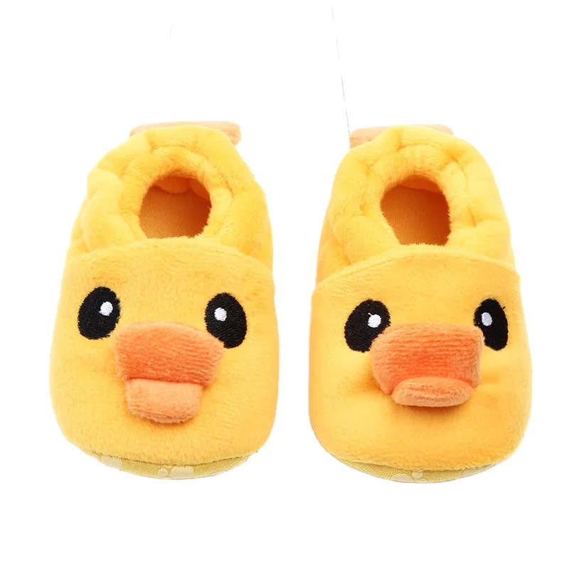 

Lucky Duck Style Baby Boys& Girls Soft Indoor Casual Shoes, Yellow