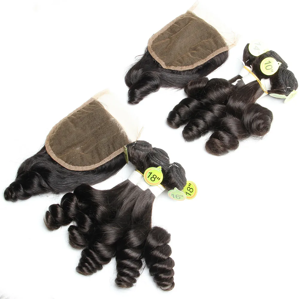 

Wholesale Brazilian Funmi Hair Double DrawnPixie Spring Curl Human Hair Wea