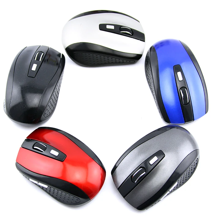 

QiYu wholesale 2.4ghz computer wifi mouse, USB wifi mouse,wireless computer notebook optical mouse, Red, black, blue, gray, gold