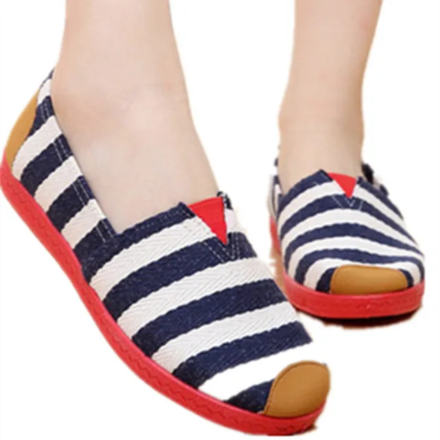 

Wholesale spring and autumn style ladies canvas lightweight breathable casual shoes, As the picture show