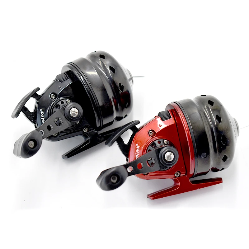 

Metal Fishing Reels Speed Ratio 3.6:1 Hunting Slingshot Catapult Bow Fish Wheel for Outdoor Sports Shooting Accessories New, Black+red