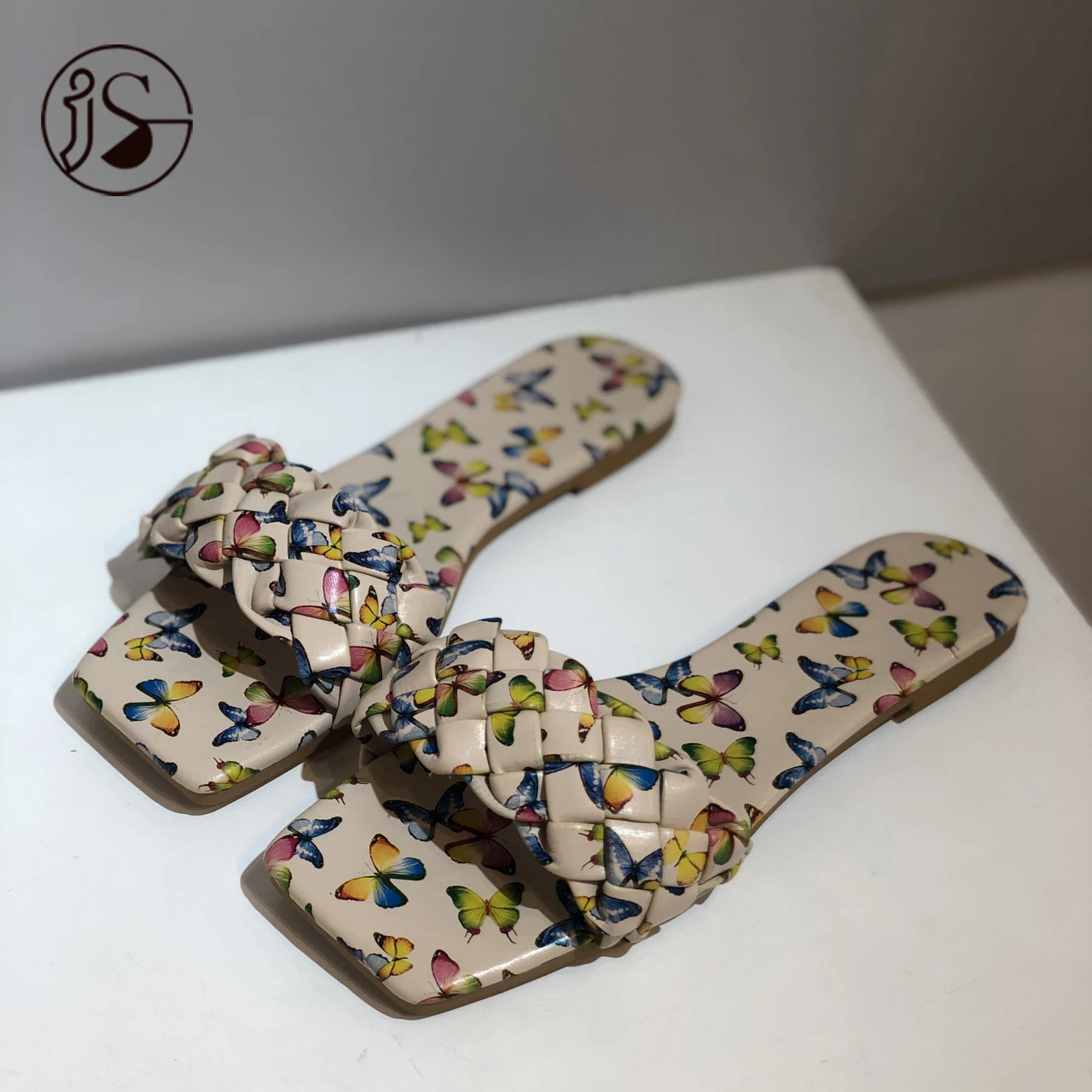 

Custom fancy flat summer slippers colorful fashion ladies sandals soft casual women shoes, Picture