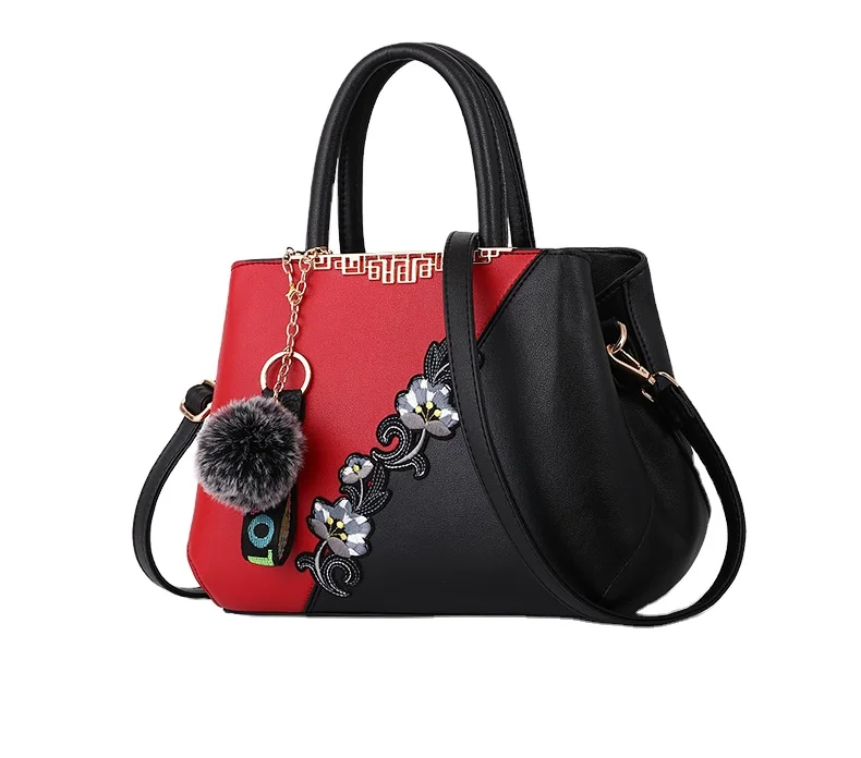 

Fashion Women's Embroidered Flowers Handbags Shoulder Bags Satchel Crossbody Bags, As customer's requirements