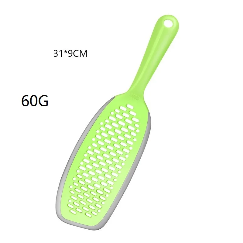 

TY2022 OEM/ODM Kitchen gadgets Multifunctional knife kitchen food residue filter baffle drain soup water oil tool dish scraper, White/green