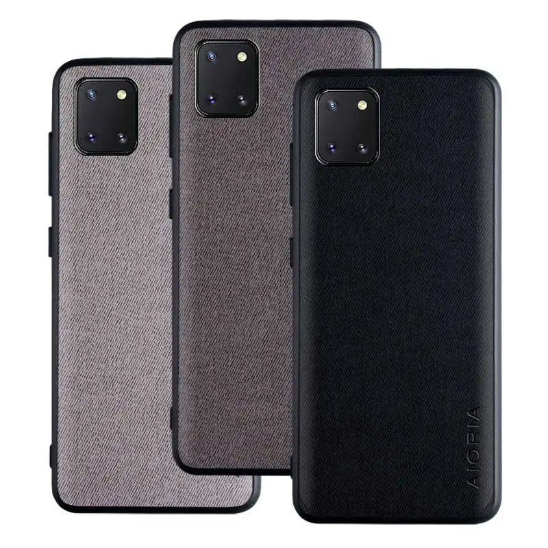

Fabric Back Case Cover For Samsung Note 10 Lite Custom Logo