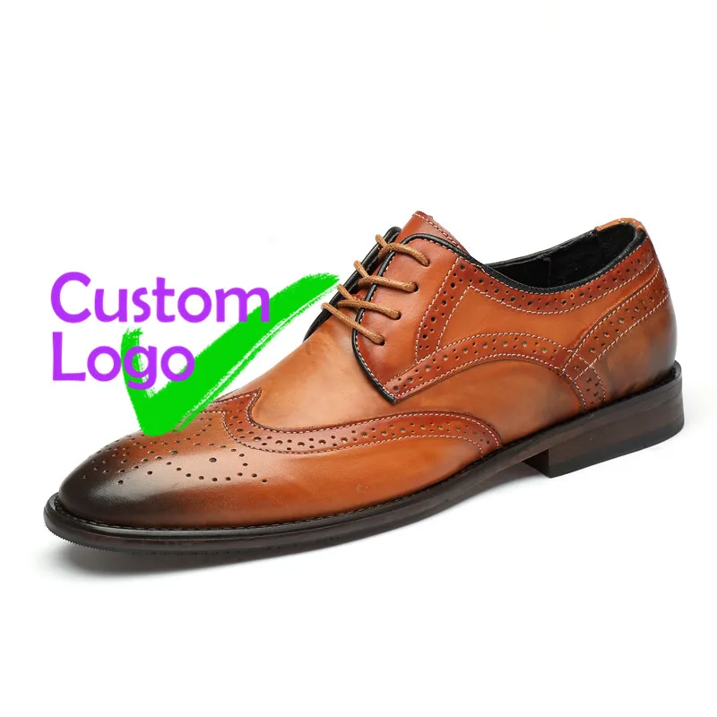 

Pointed Brazilian Leather Shoes Non-Slip Mesh Upper Men Shoes Fashione 2020 Leather 7A Quality Diseno Real Leather Shoes
