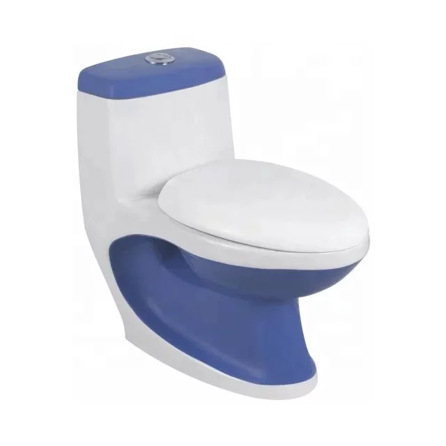 
A3116A bathroom sanitary floor mounted black enamel waterless toilet 