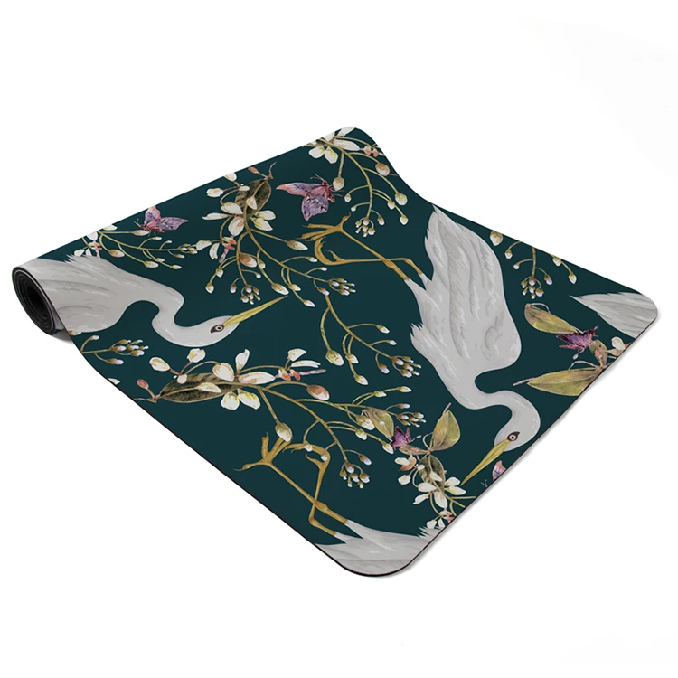 

Fitness Custom Print TPE Eco Friendly Yoga Mat Vegan Suede Wholesale