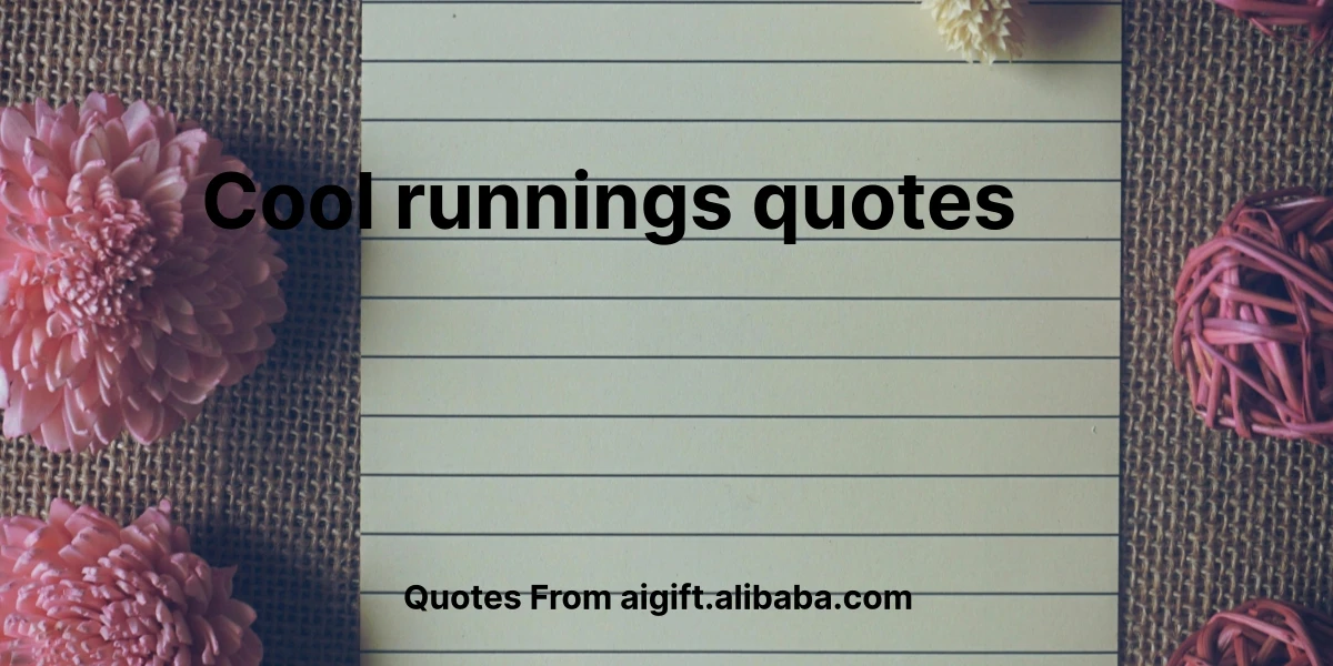 cool runnings quotes