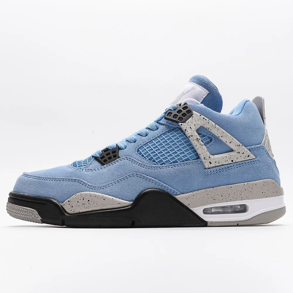 

Top Quality Factory Vintage Nike Man Jordan 4 Retro University Blue Nike shoes