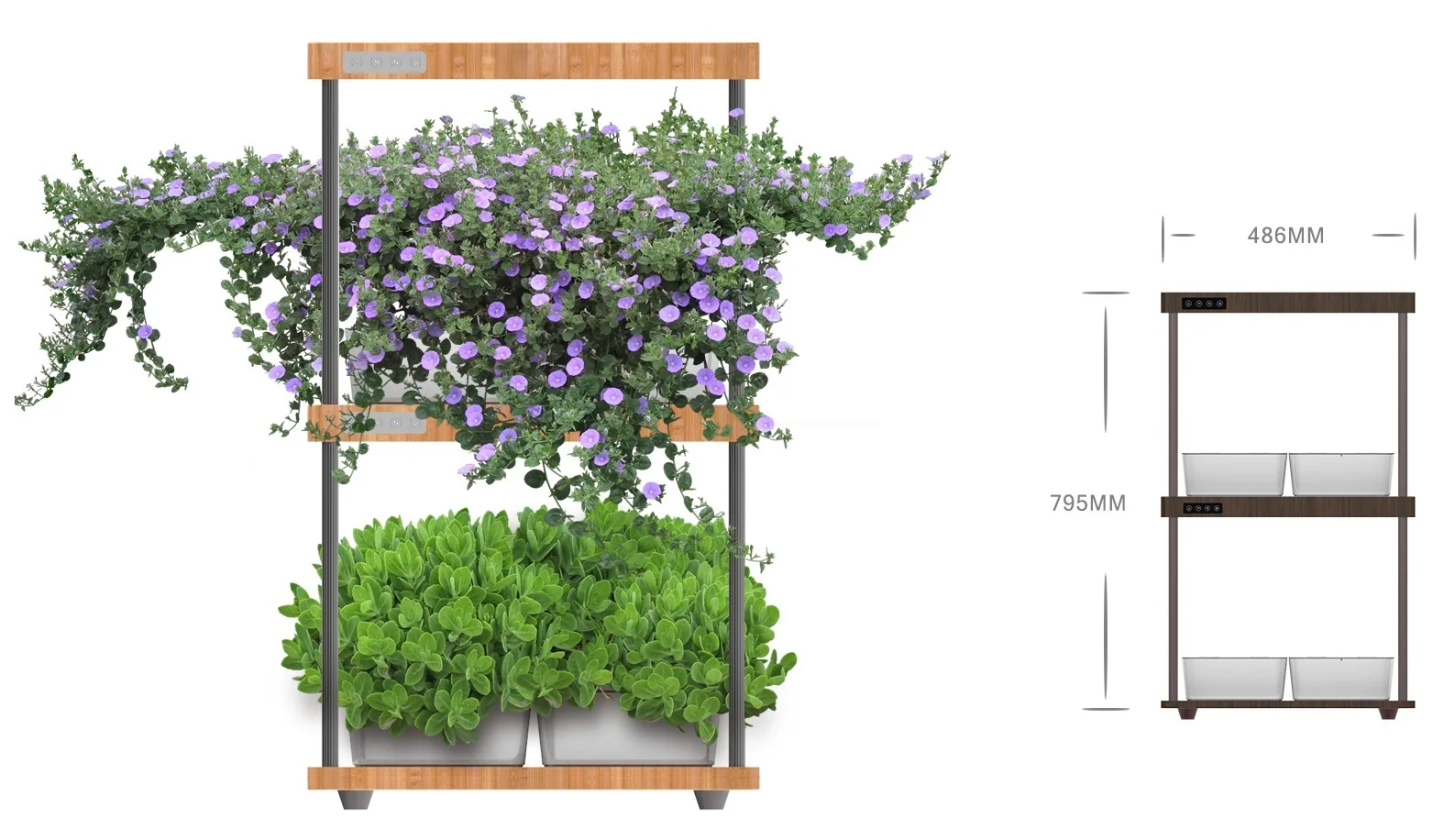 Led Hydroponic Gardening System,Smart Indoor Garden System For Herbs