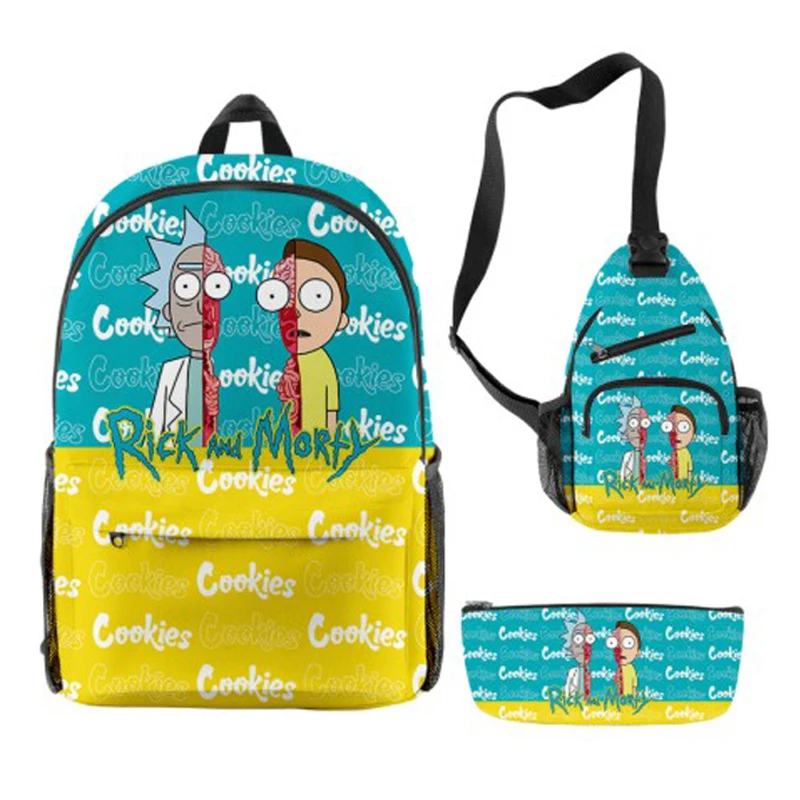 

SB149 backpack set kids 2021 book bag grade boy student 3 pcs school bags smell proof backpack