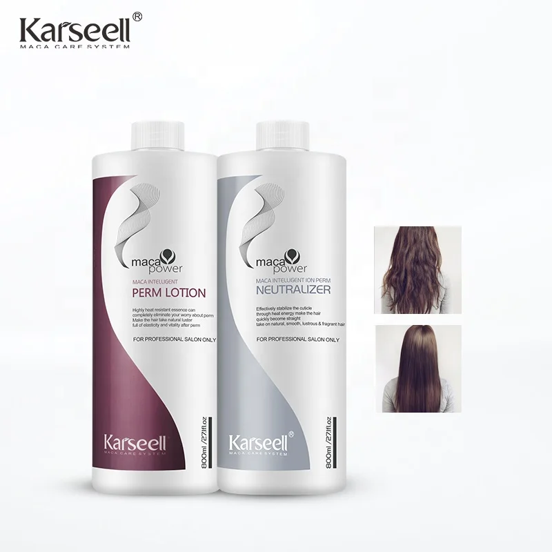 

2 steps wholesale ceramic perm lotion permanent curly, Ivory