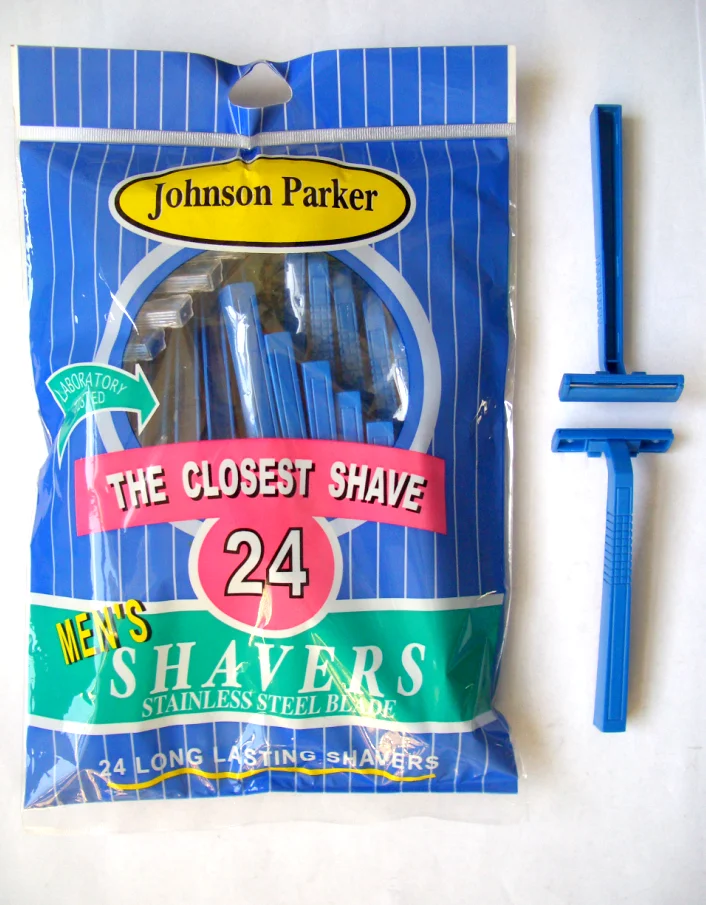 Twin Blade Without Lubricant Strip,Yes Disposable Shaving Razor,Men