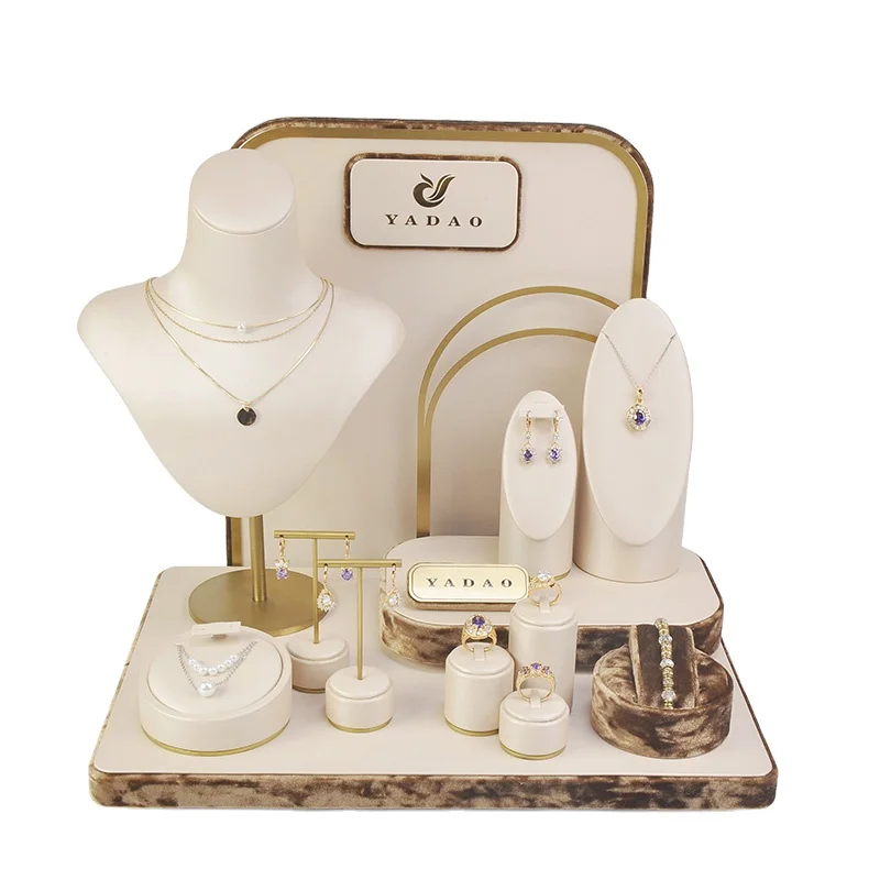 

customize jewelry display set window counter display props, Customized