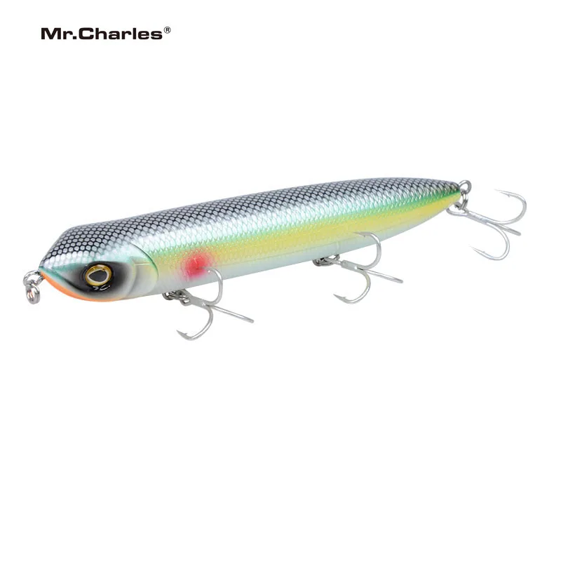

custom fishing pencil lures 128mm 25g topwater hard fishing bait artificial swimming fishing lures floating, 8 colors