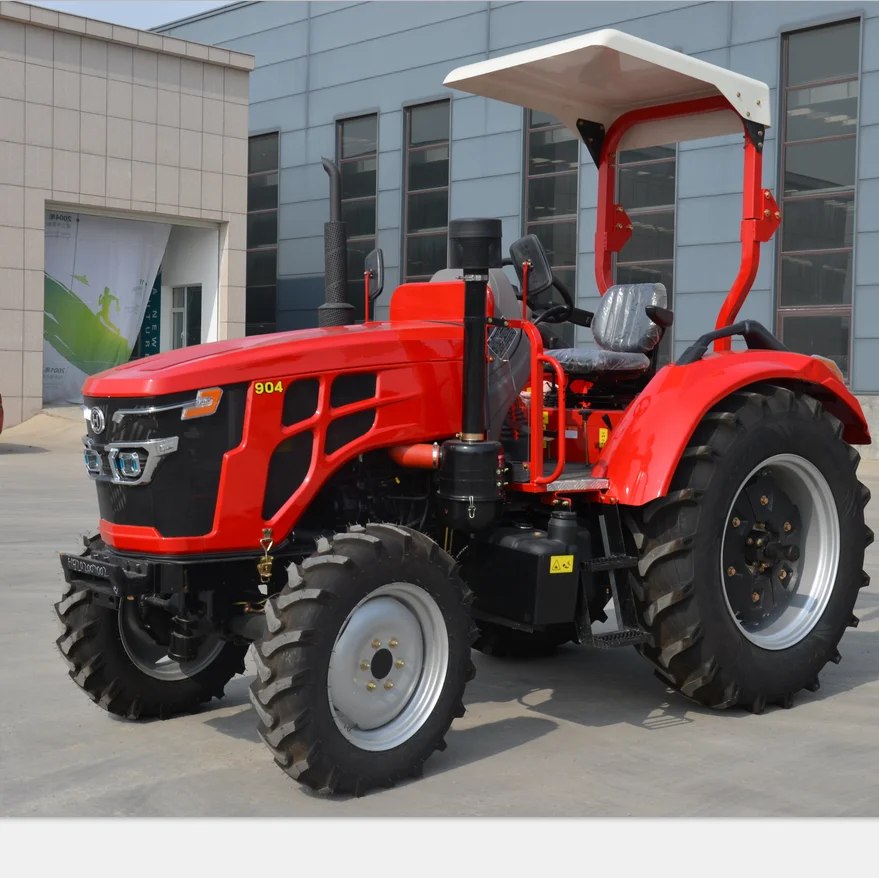 huaxia high quality 90hp with sunshade tractor for hot sale with