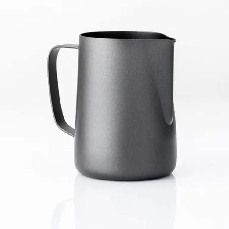 

Hot sale Christmas coffee shop suppliers milk jug 350ml 600ml stainless steel measuring frothing pitcher milk jug