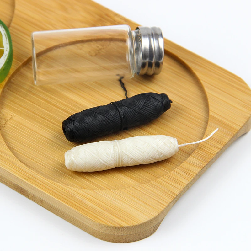 

2021 Cheap dental gauze floss degradable corn dental floss tape manufacture vegan dental floss for braces, Black, white