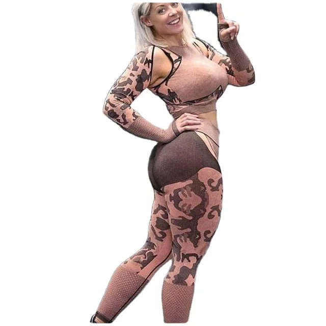 

2 piece wear set women fitness activewear sexy sportswear dry fit gym wear women, Customized colors