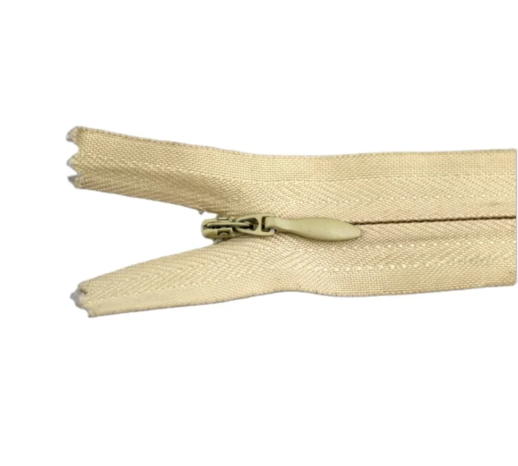 

Wholesale Invisible Zipper Bulk Durable #3 Close End Nylon Invisible Zipper