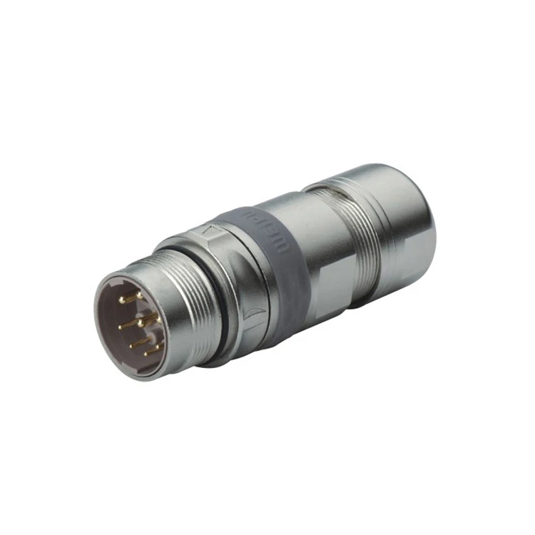 Weipu M23DJ_TK M23 series IP67 6P 8P power connector servo connector