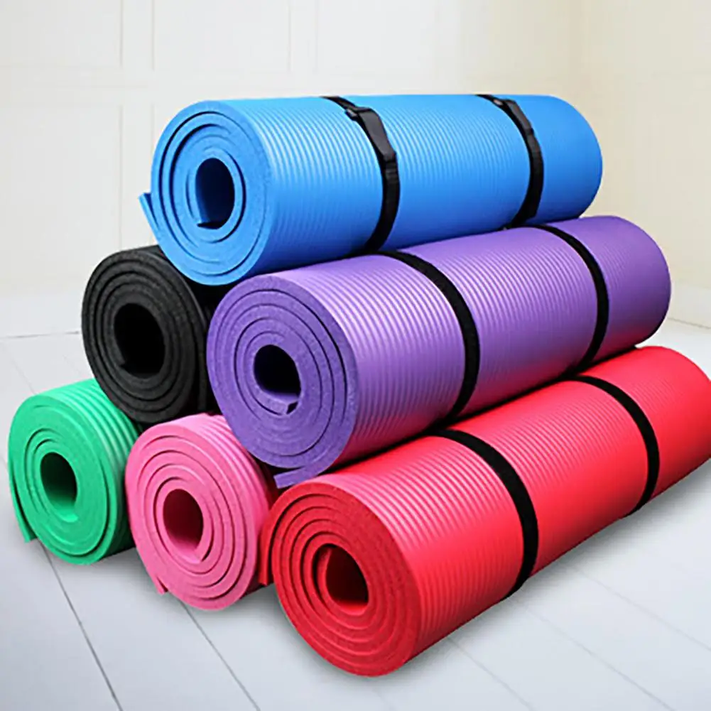 

183*61CM NBR Mats Anti-slip Blanket EVA Gymnastic Health Lose Weight Fitness Exercise Pad Women Sport Yoga Mat