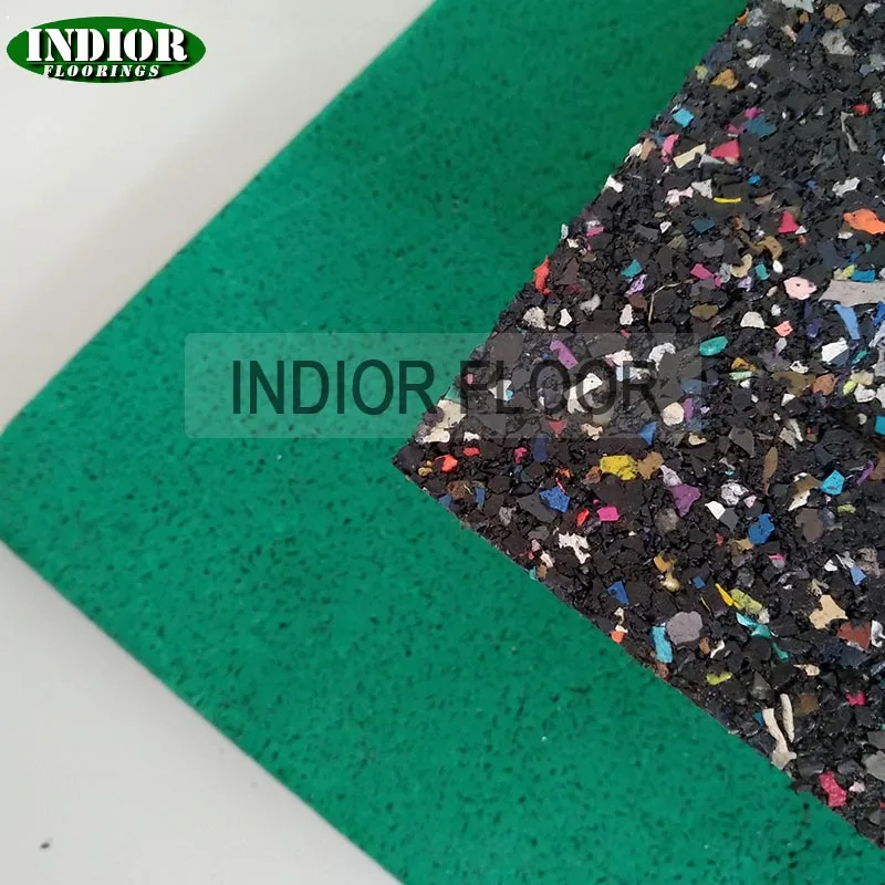 granules rubber gym flooring