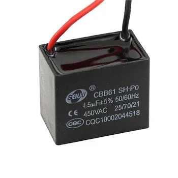 Cbb61 Capacitor Cbb61 4uf 450v Capacitor Cbb61 450vac Capacitor 5% 50 ...