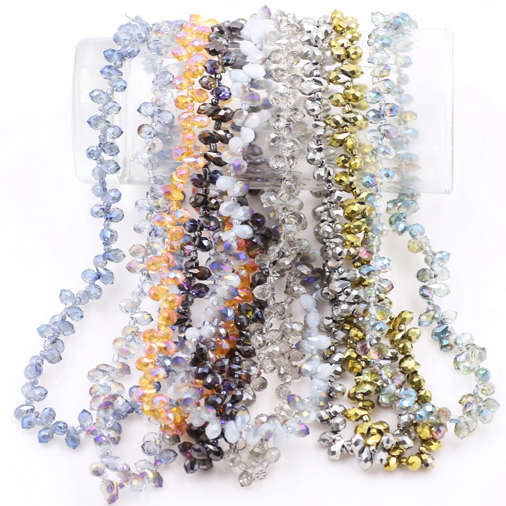 Zhubi 5X8MM Drop Beads 100PCS