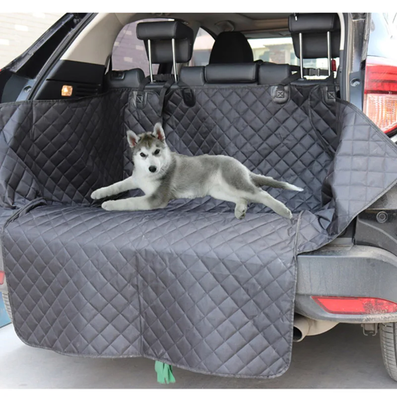 

Dog Car Seat Cover,Waterproof Anti-dirty Auto Trunk Seat Mat Protector Hammock Cushion With Safety Belt, As photo
