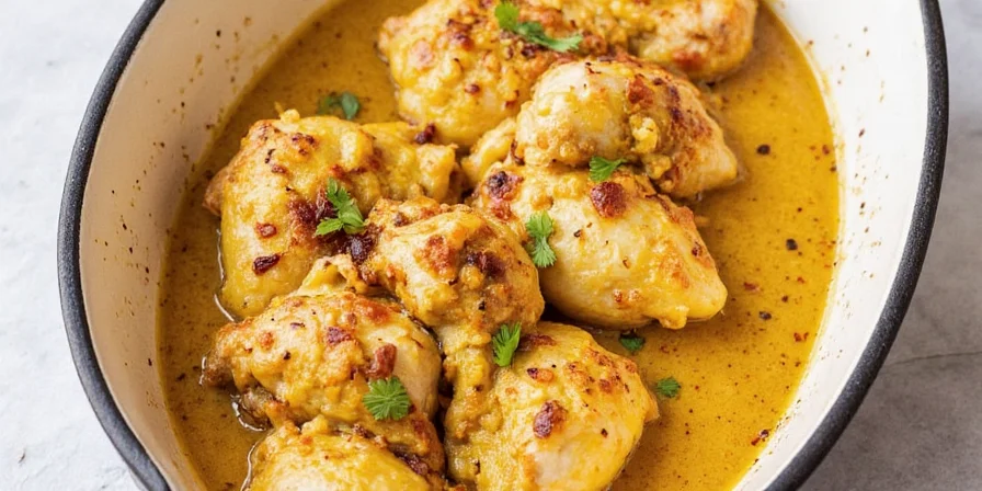 Persian Saffron Chicken with Yogurt