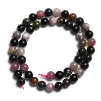 

Top Quality Natural Tourmaline Bead Strand Loose Beads For Jewel Making