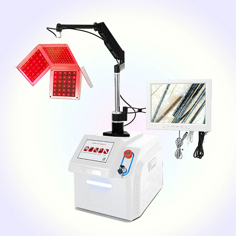 

Customized New Product Hair Regrowth Machine For Hair Loss Treatment Diode Laser Hair Growth Device 650nm & 808nm The Queen