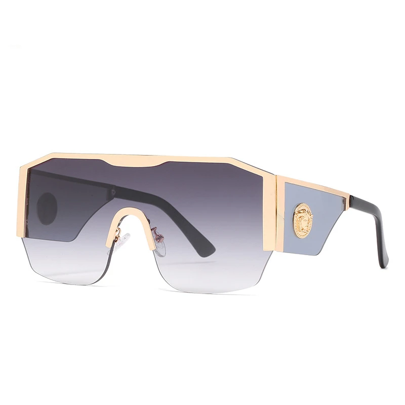 

YWXMGL 2021 Fashion Oversized Designer Leopard Women Sunglasses Cheap Wholesale Ladies Sun glasses